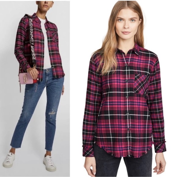 RAILS Plaid Button Down Shirt Size Medium - Picture 7 of 8